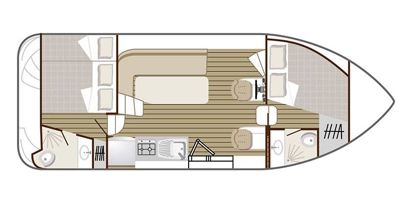 Barca confort 900 DP